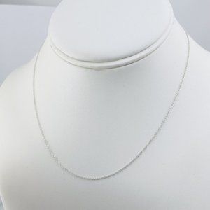 Tiffany & Co 18” Classic Chain Necklace in Sterling Silver